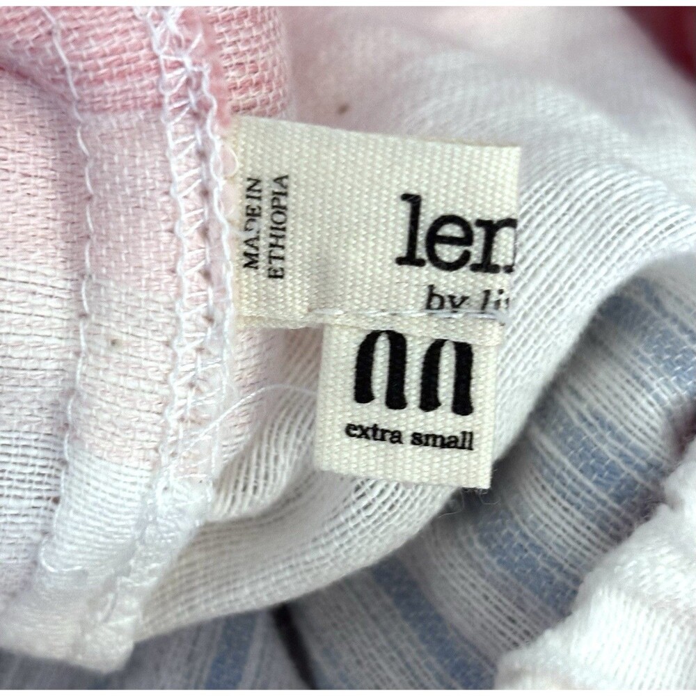 Lemlem Romper Blue White Orange XS - Picture 3 of 5